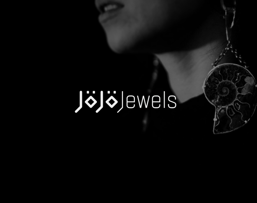presentación de diseño de logotipo para Jojo Jewels Barcelona