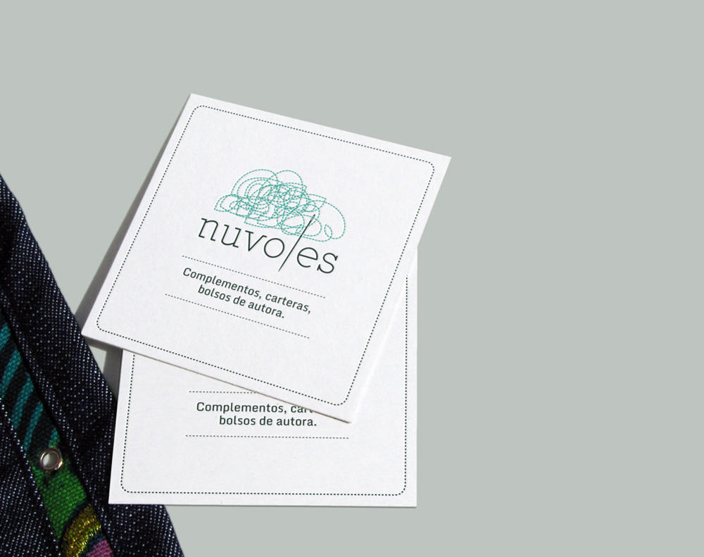 diseño de tarjetas de visita para Nuvoles