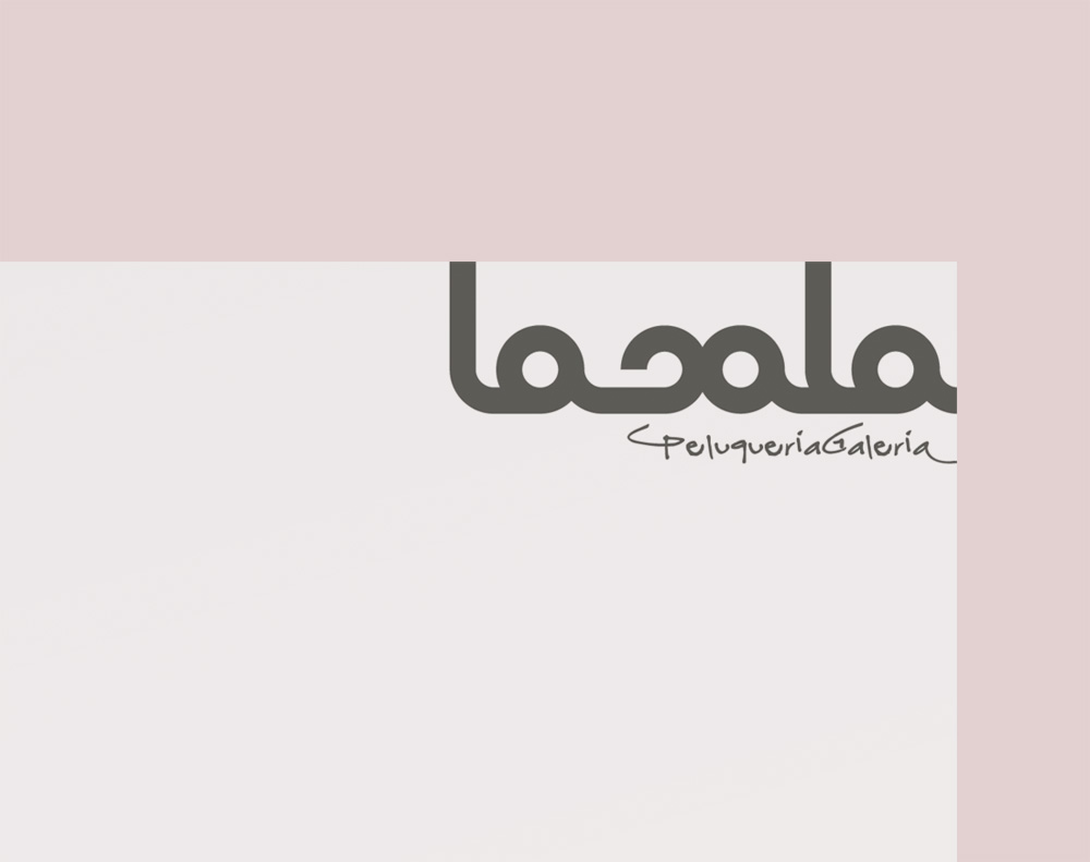 diseño de logotipo para Lasala Peluquería Galería
