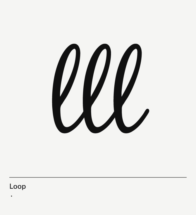 diseño de lámina Alphabet by Minimizán letra L
