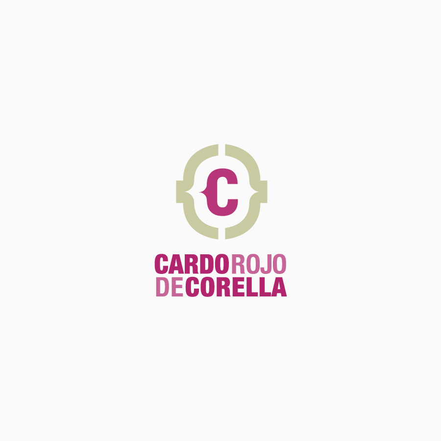 diseño de logotipo de Cardo Rojo de Corella